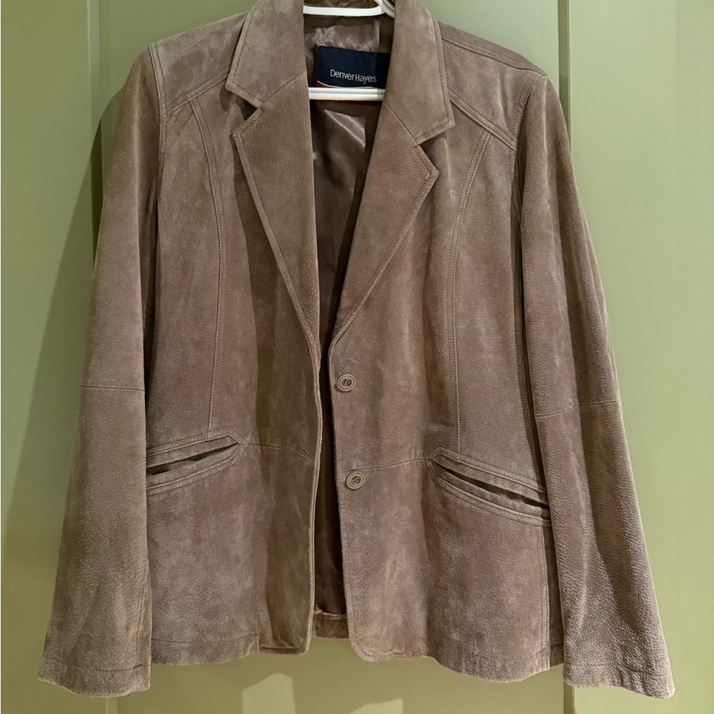 Grey Suede Jacket